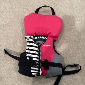 Airhead infant life vest, worn 2x - like new